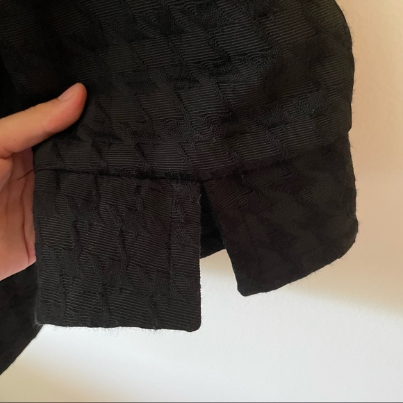 Linea by Louis Dell’Olio Black Houndstooth Texture Jacket - Picture 5 of 10